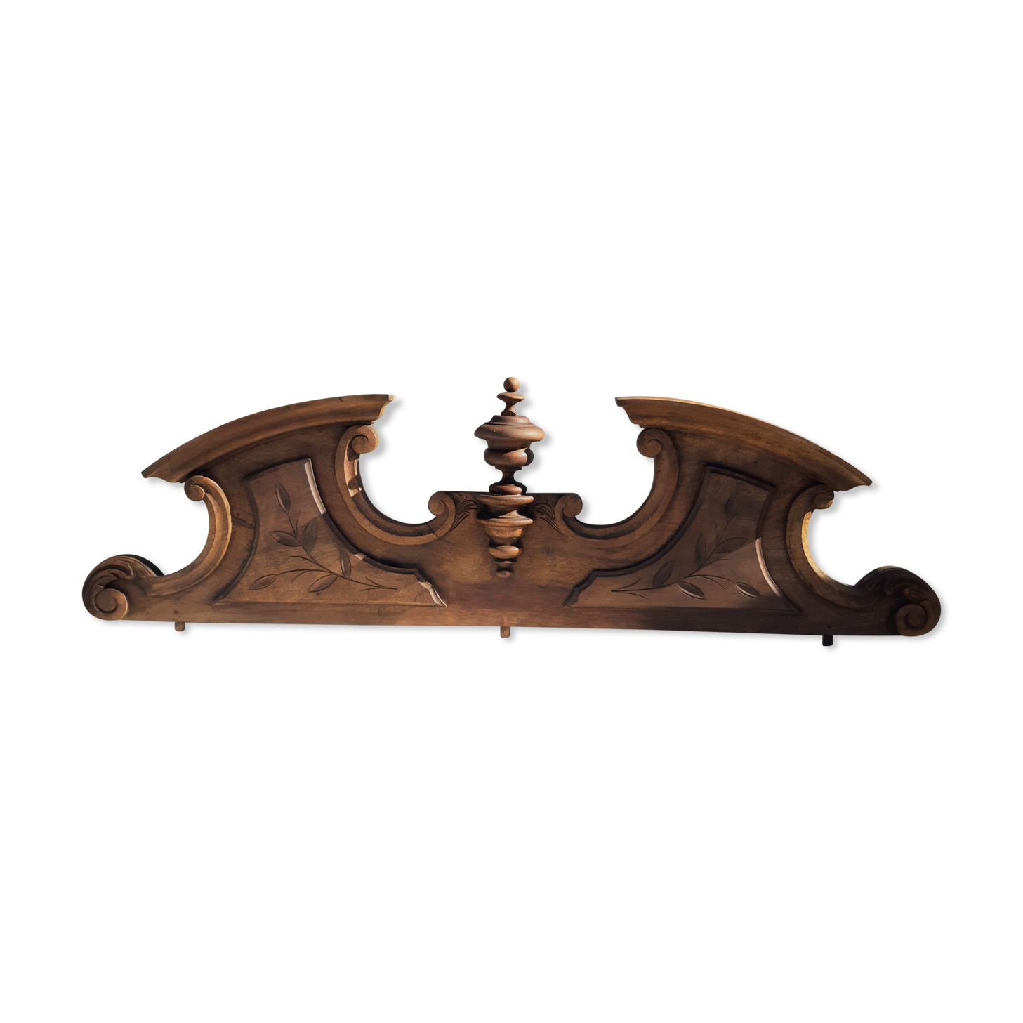 Wood decoration pediment