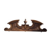 Wood decoration pediment