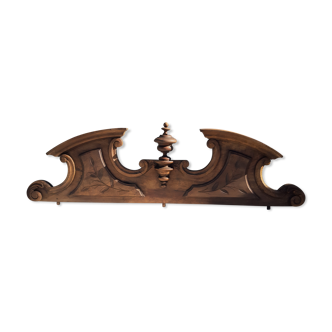 Wood decoration pediment