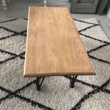 Solid oak coffee table