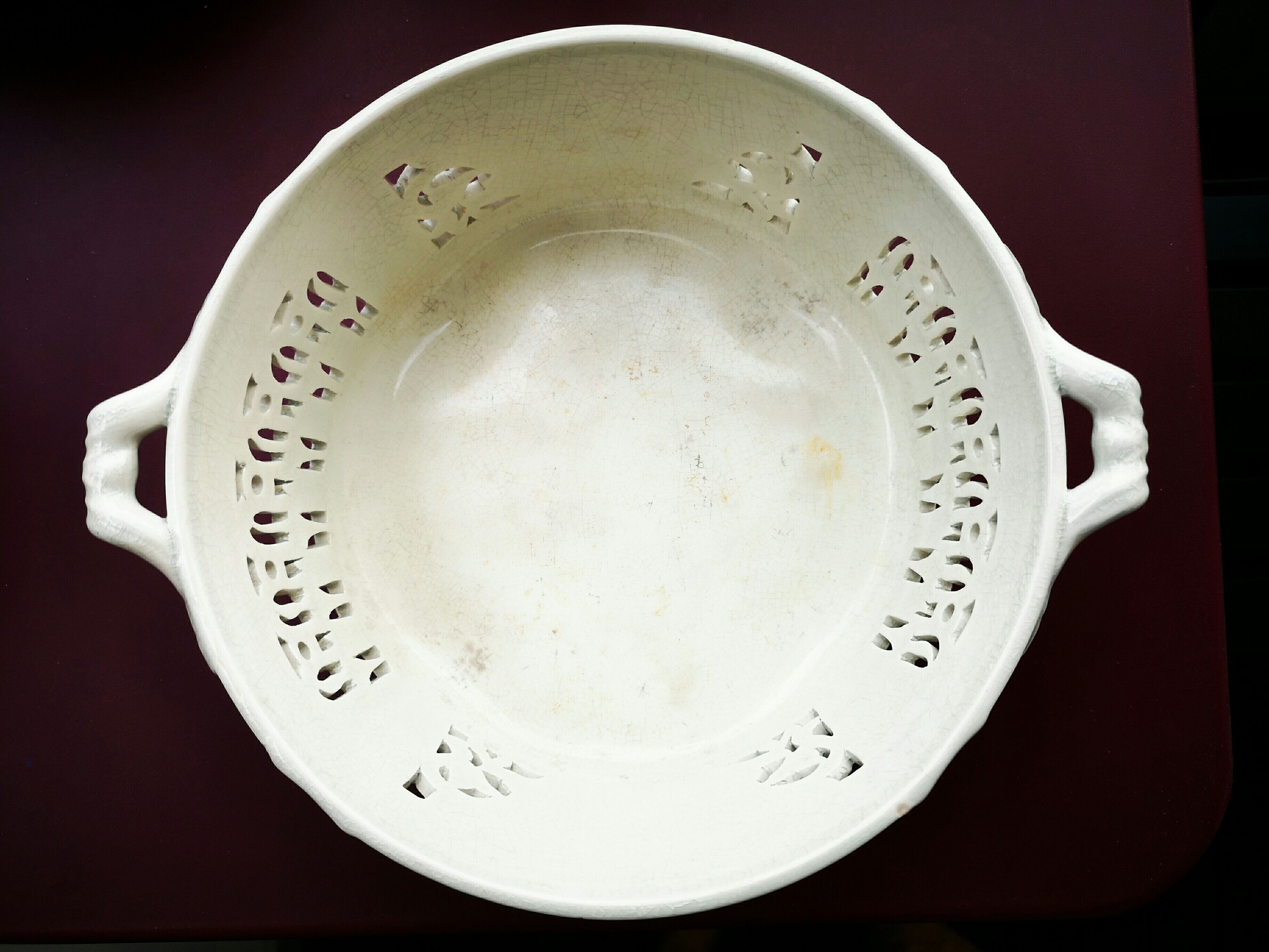 Fruit cup Keller and Guérin Lunéville 1st half 20th century