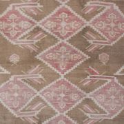Vintage Taupe Pastel Turkish Karapinar Rug 4'10'' x 8'1''