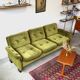 Velvet Sofa, Denmark, 1960s, Mid-C, Vintage