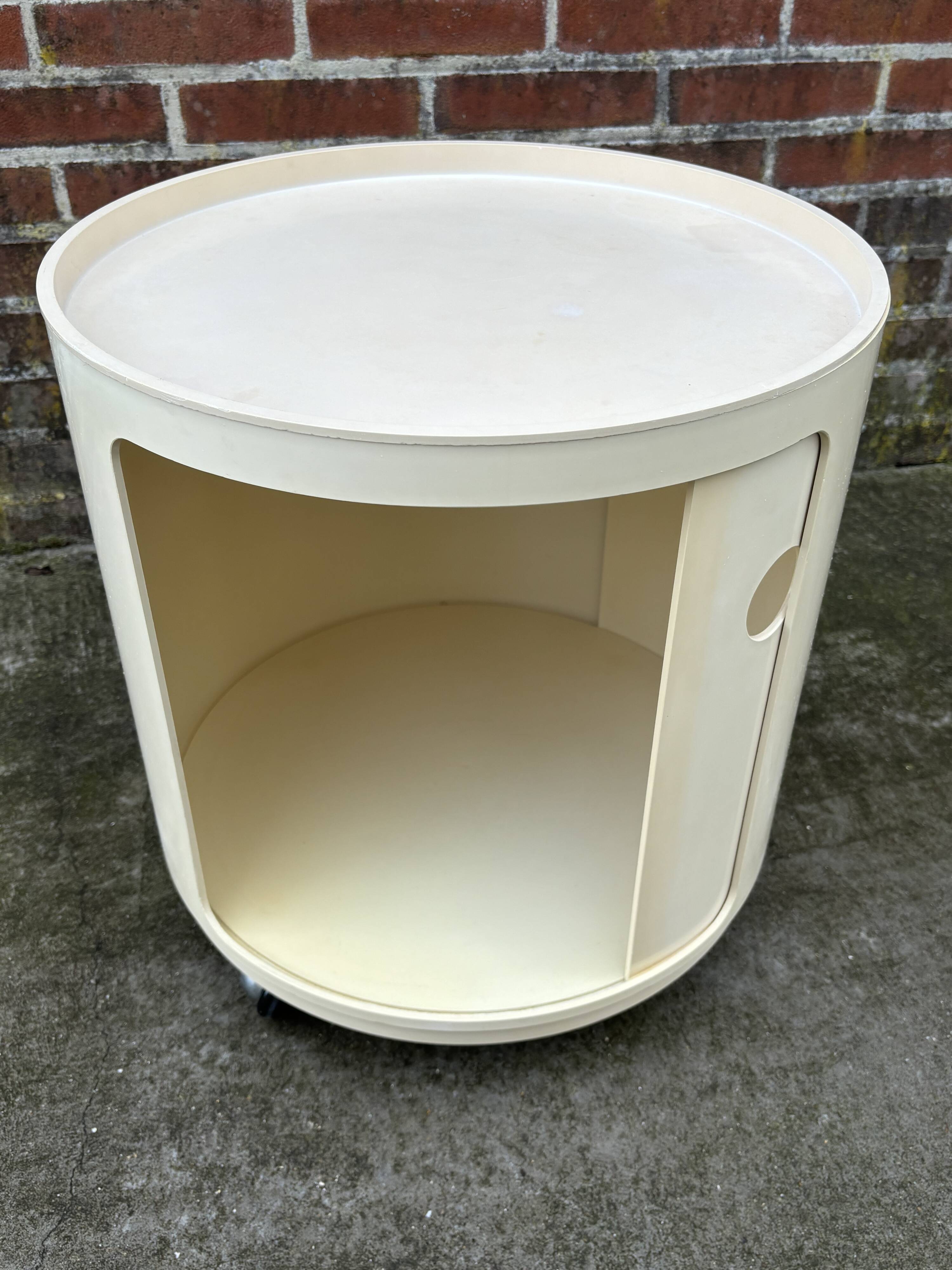 Vintage Componibili bedside tables by Anna Castelli for Kartell set of two
