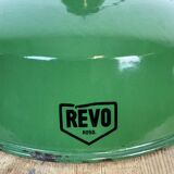 Industrial Green Enamel Factory Pendant Lamp from Revo, 1950s
