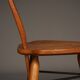 Italian oak accent chair, 1950s
