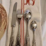 Antique flatware set for 51 place settings