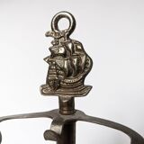 Valet serviteur de cheminée 2 accessoires