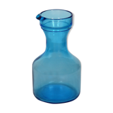 Broc à eau pichet en verre bleu