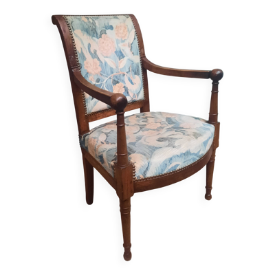 Fauteuil directoire tapissé