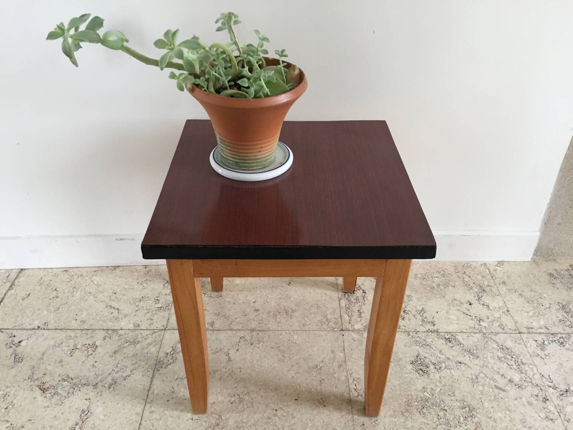 Vintage Formica Coffee Table Stool