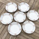 Ensemble de 7 assiettes plates christiane sarreguemines et digoin