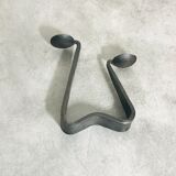 Modernist brutalist candle holder