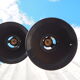 Pair of contemporary hanging Industrial style light