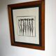 Flowers framed printing