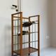 Vintage wooden / brass trolley
