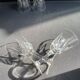4 Cut Crystal Wine Glasses