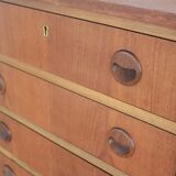 vintage teak chest of drawers