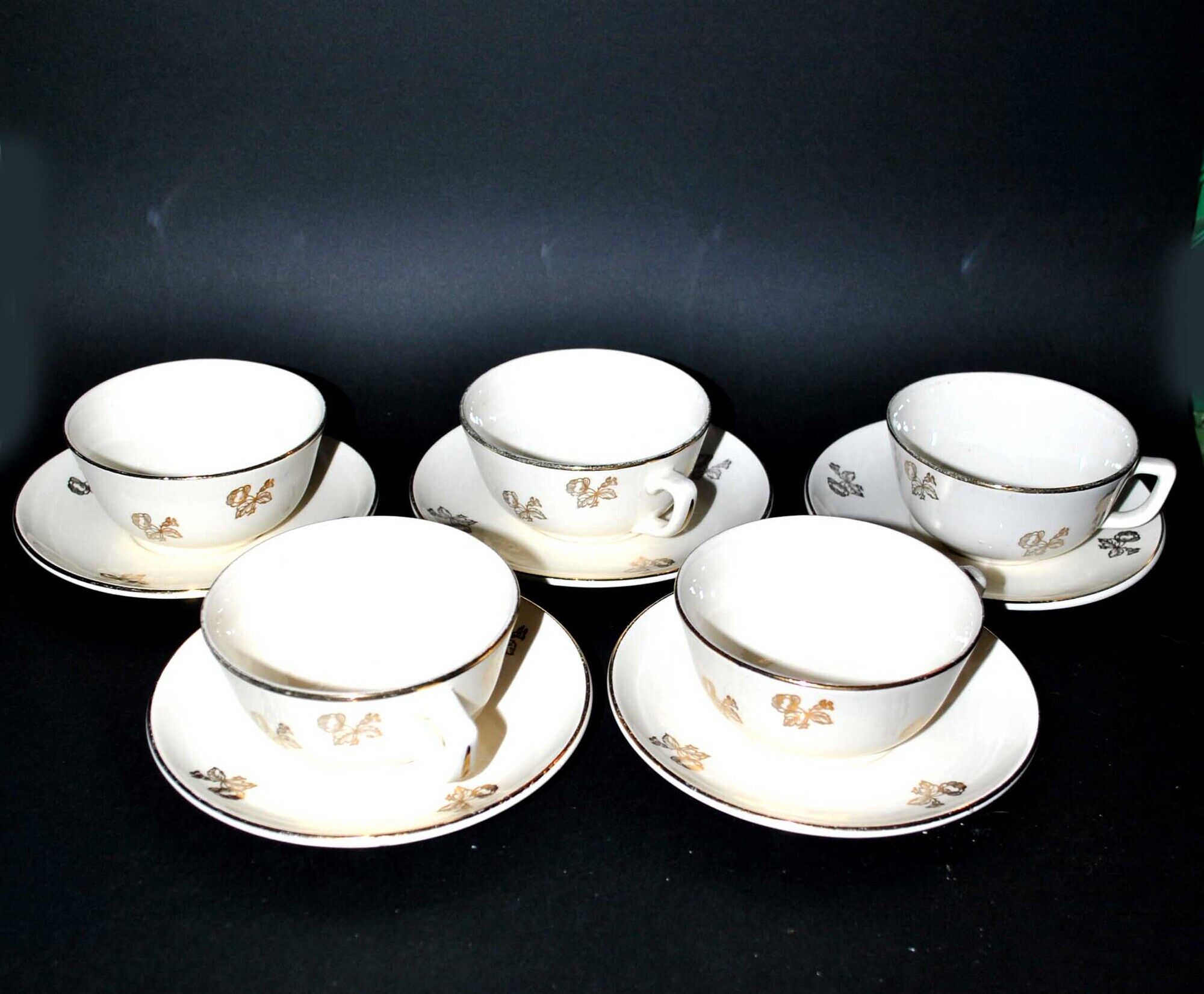 Pheniox Timeout Lot De 5 Tasses à Expresso 50ml Faïence - Design Moderne Sans Anse