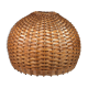 Vintage wicker ball suspension