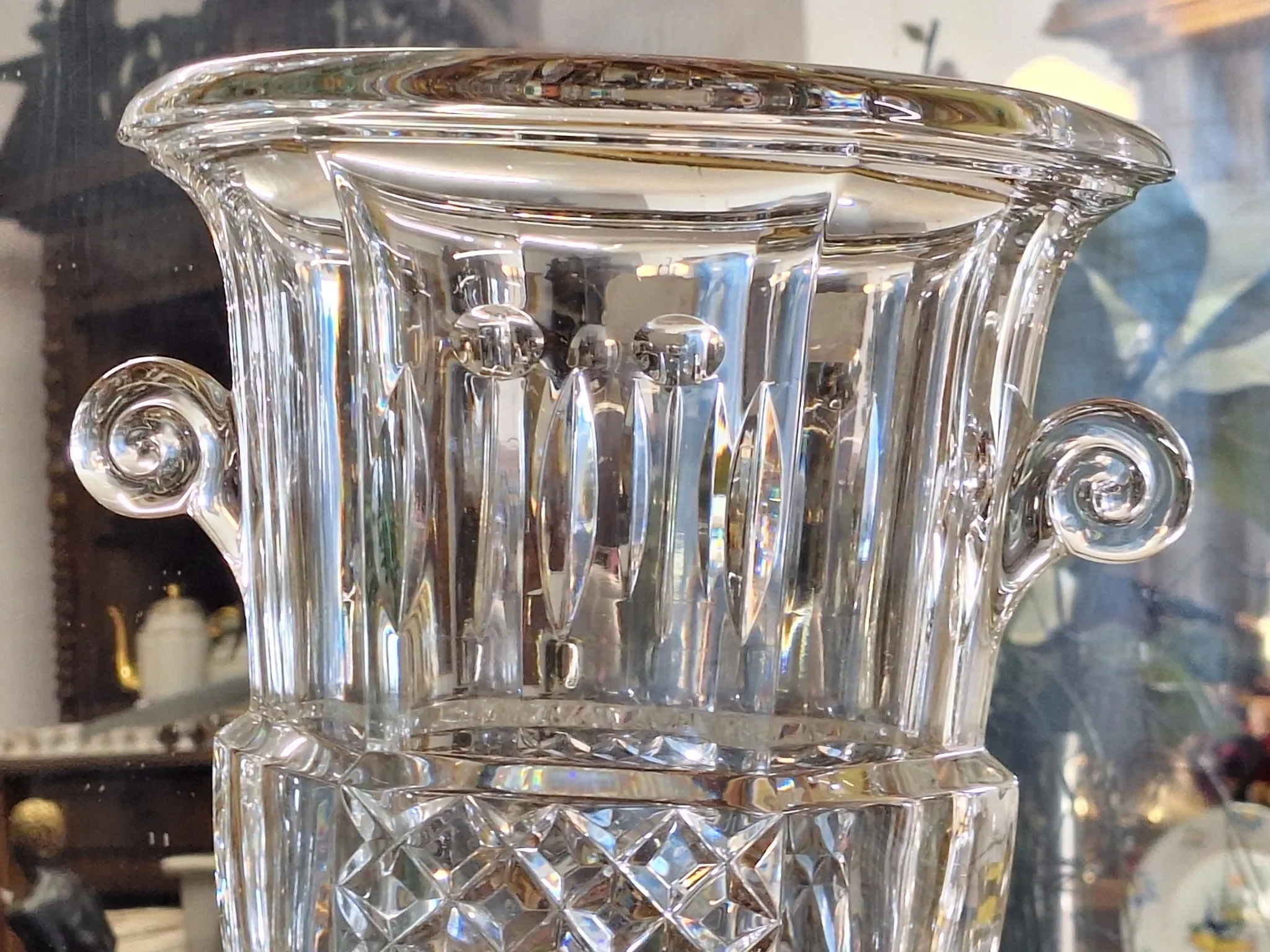Crystal champagne bucket