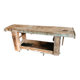 Old wooden workbench
