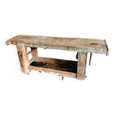 Établi en bois ancien