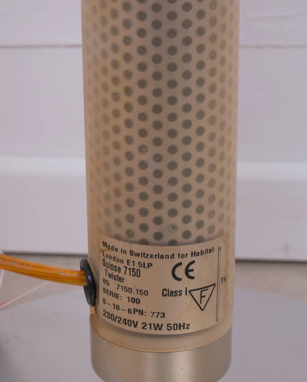 Habitat neon lamp from the 70s