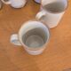Six ceramic mugs