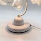 Pair of table lamps with pleated shades – 1980s