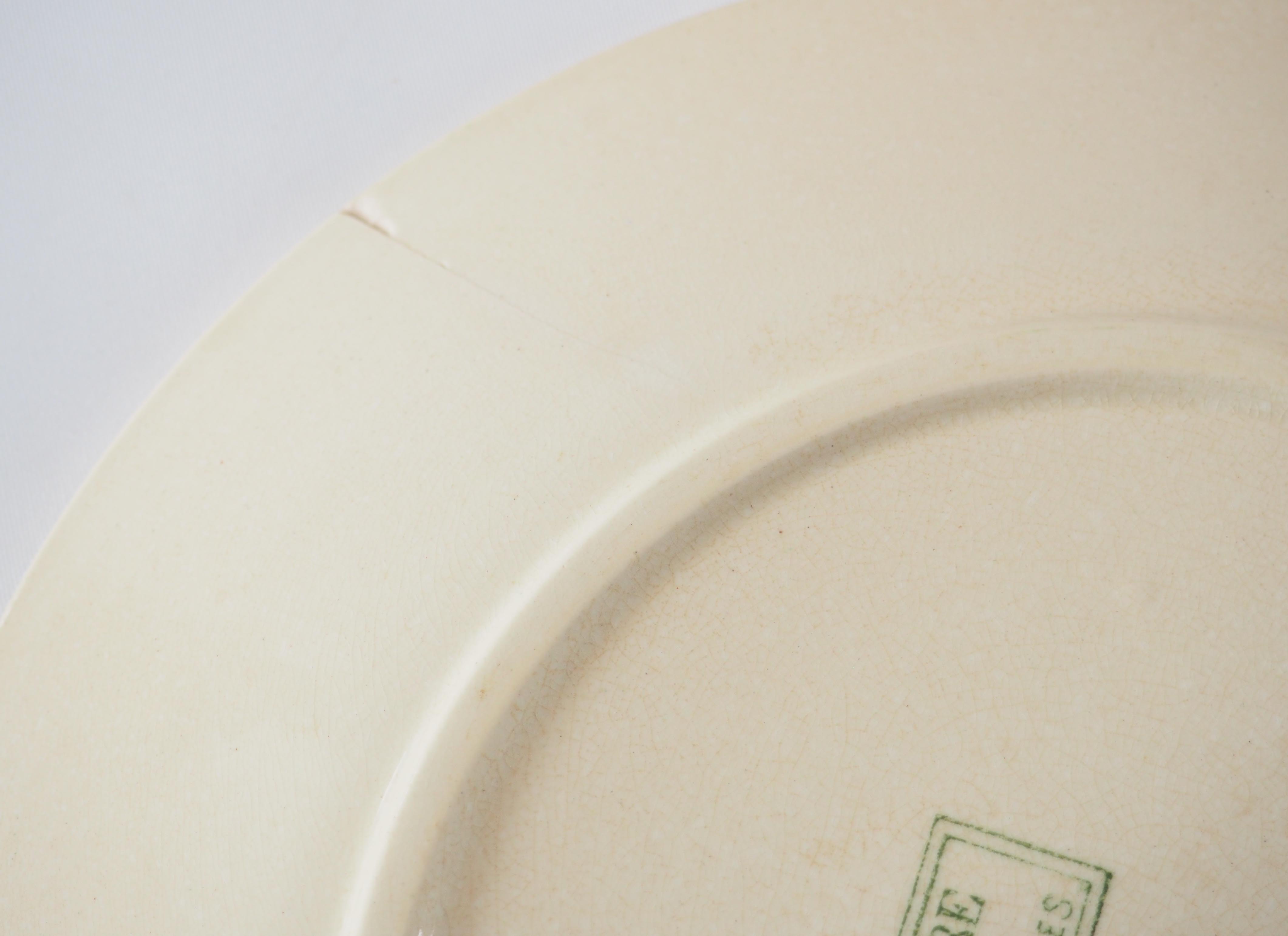 6 plates Terre de Fer Palmyra