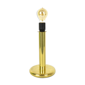 Lampe de table en laiton, Rogo Leuchten, Allemagne, années 1980