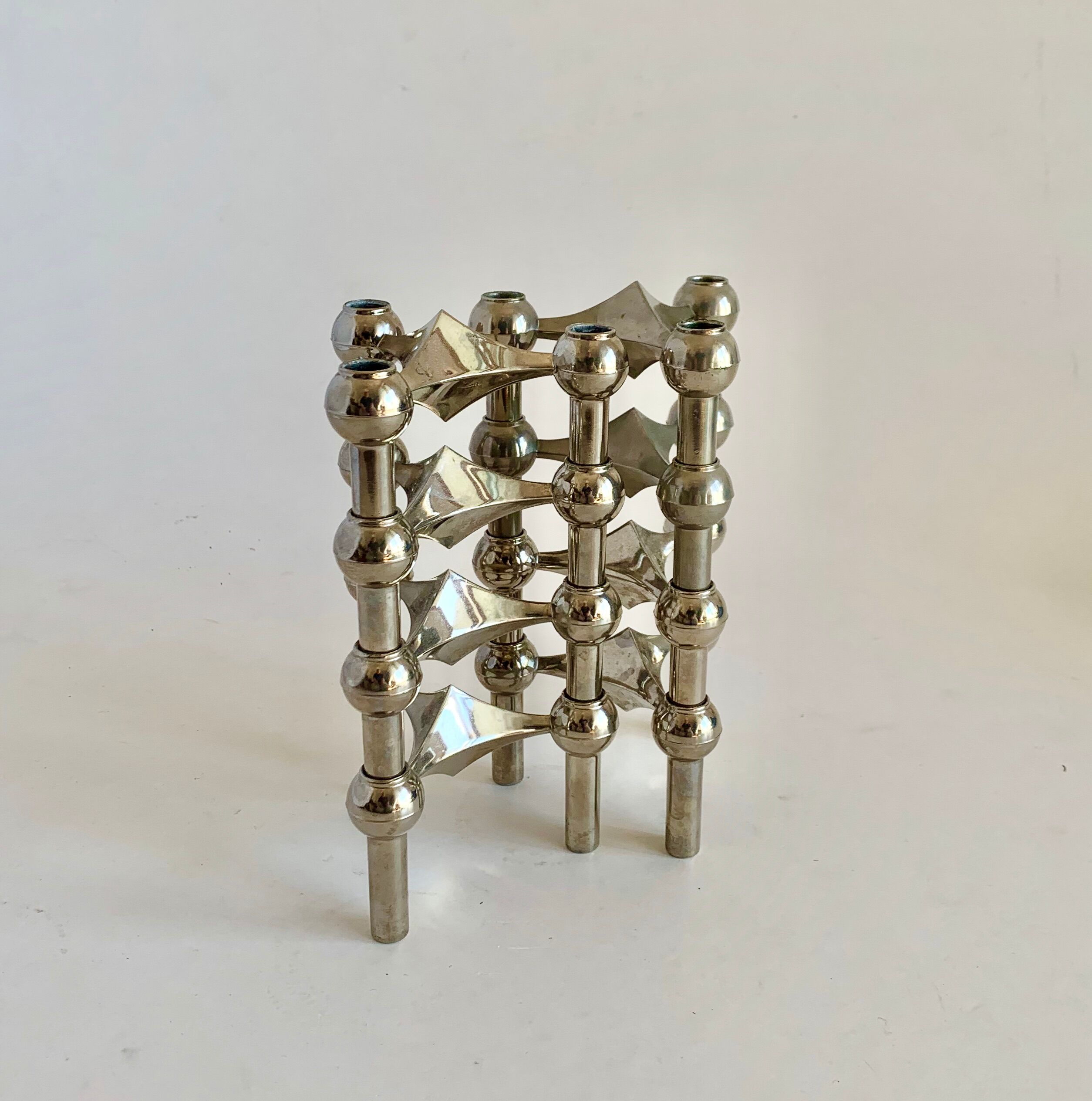 Candleholders by Fritz Nagel for BMF, 1960s, set of 8