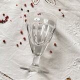 Set of 5 French Bistro Glasses with Facets ACC-7274