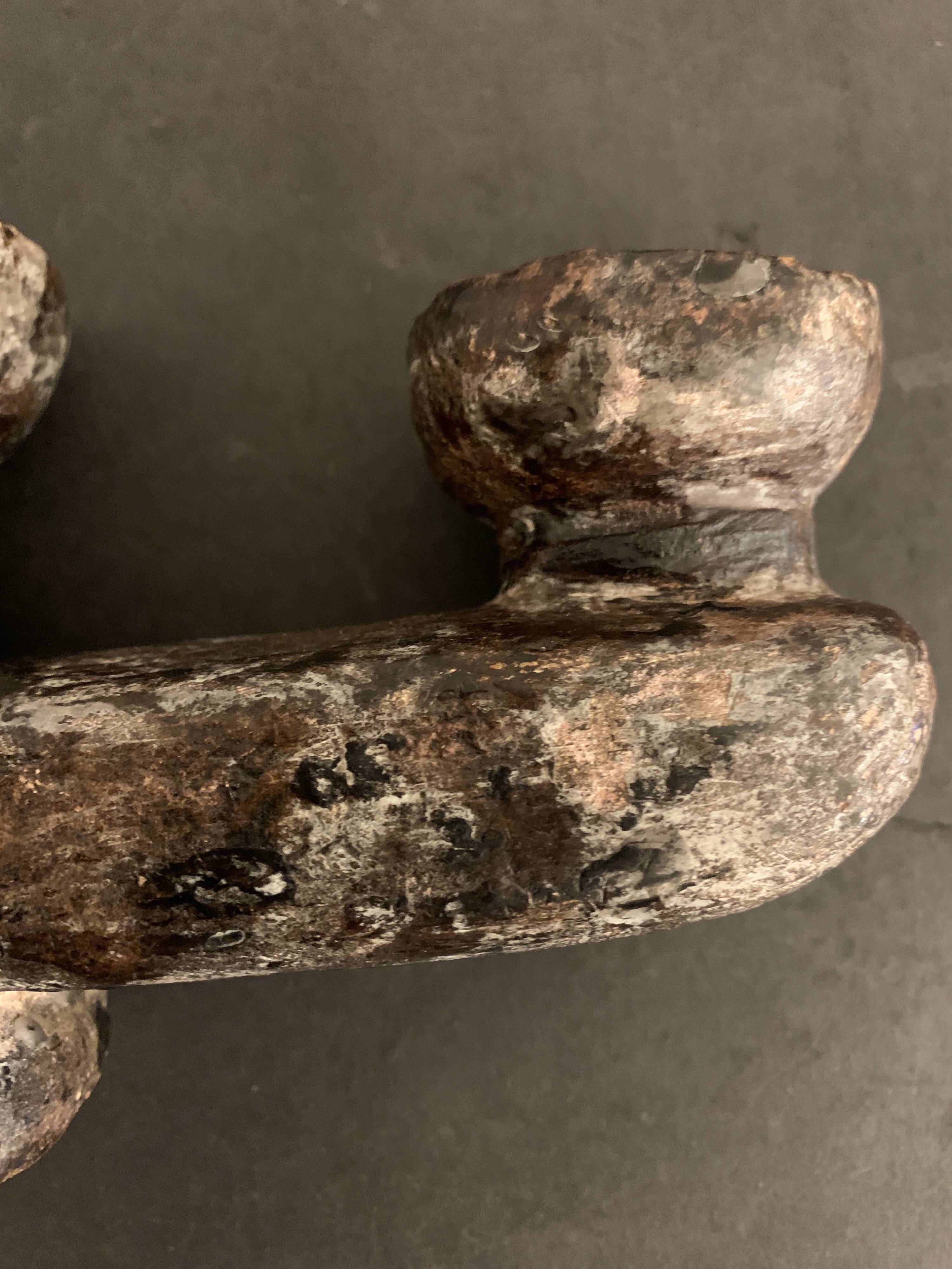 Brutalist ceramic candle holder