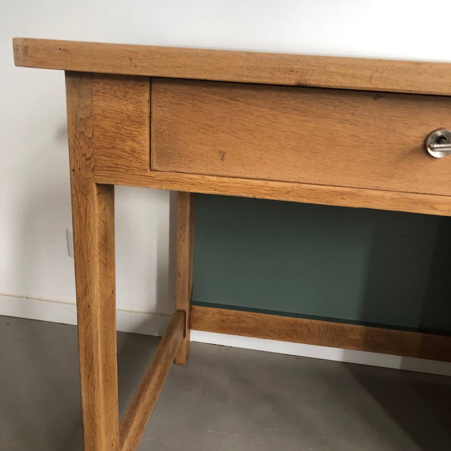 1950s oak desk