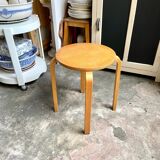 Light wood stool