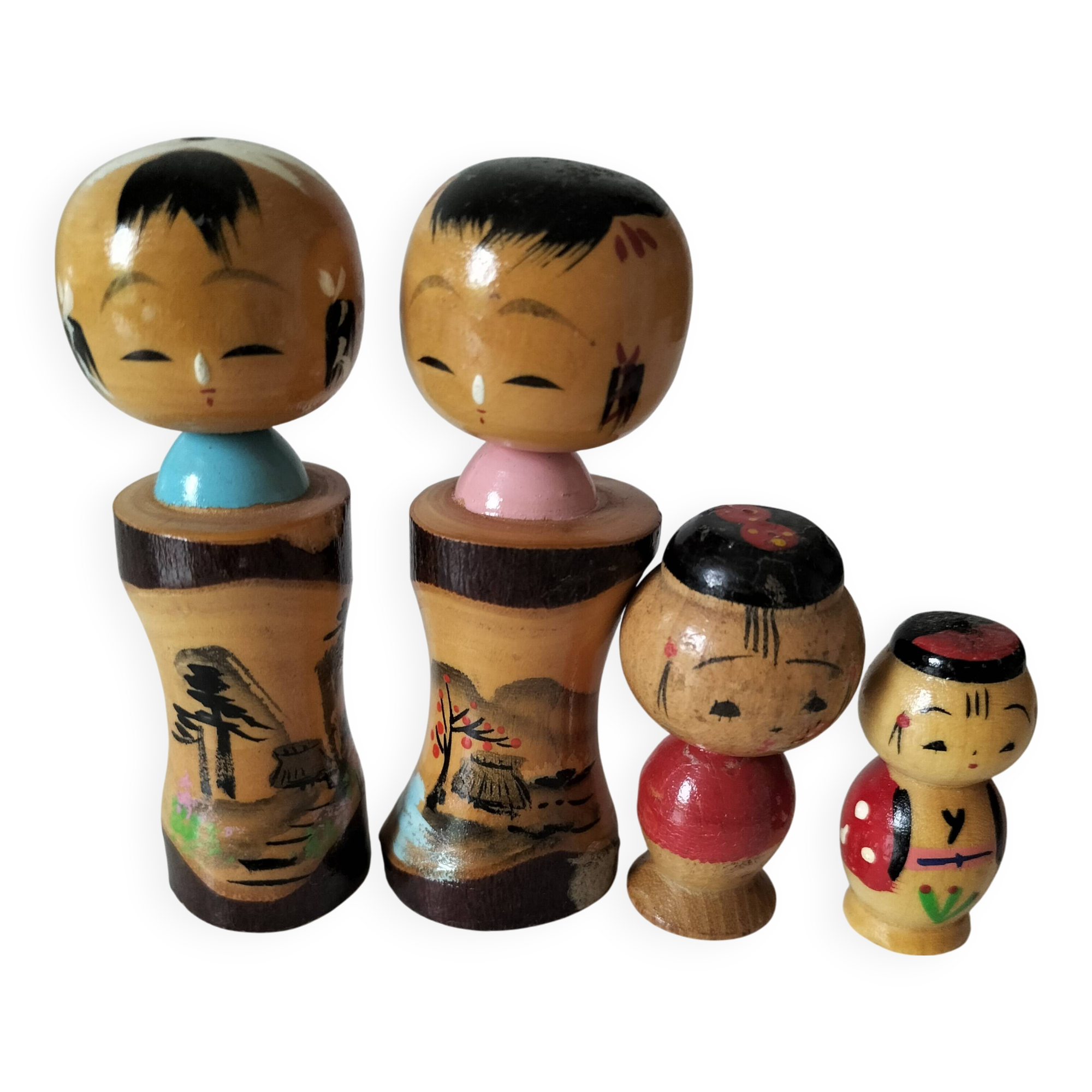 Kokeshi doll set