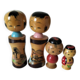 Kokeshi doll set