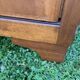 Vintage school cabinet with sliding doors