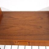 Scandinavian teak wall bedside table 1960