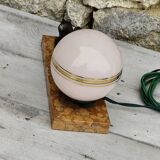 Art Deco Marble Swan Lamp