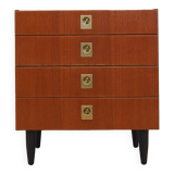 Teak chest of drawers, Danish design, 1970s, production: Denmark