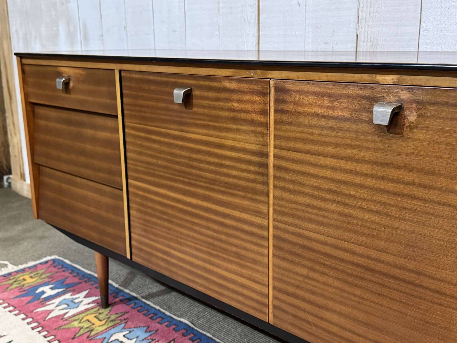 1970s English enfilade in mahogany