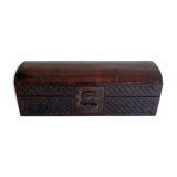 Chinese box covered with leather