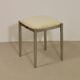 Stool with metal chromed base edition Casamance