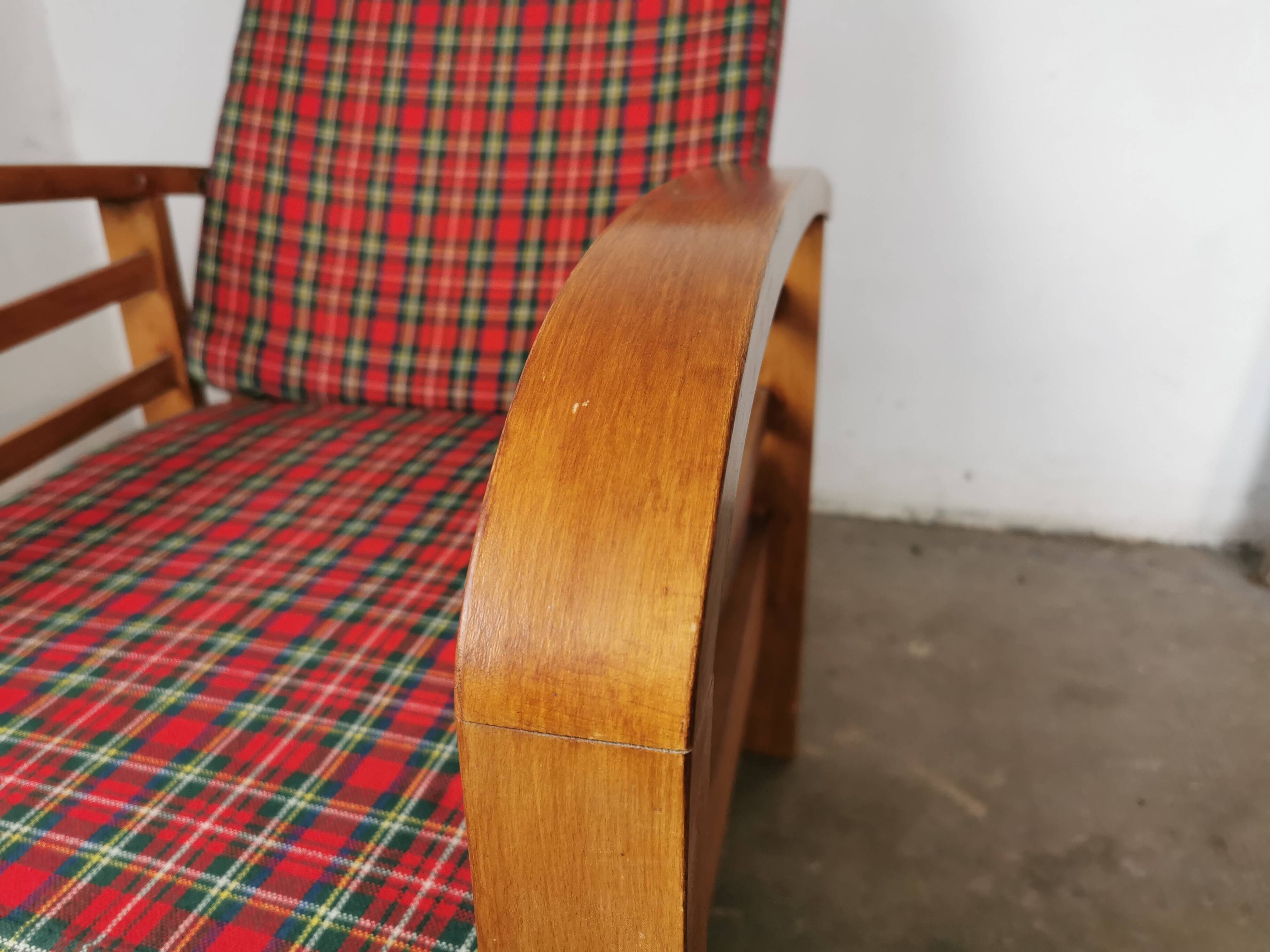 Vintage Scottish reclining armchair 1960s