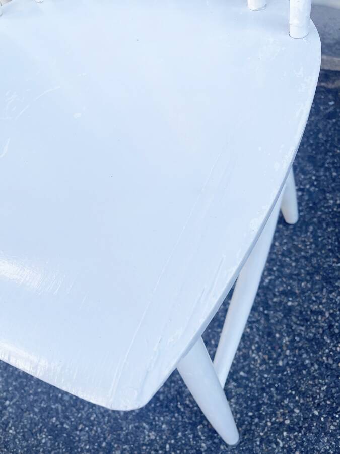 3 IKEA slatted chairs, 1960