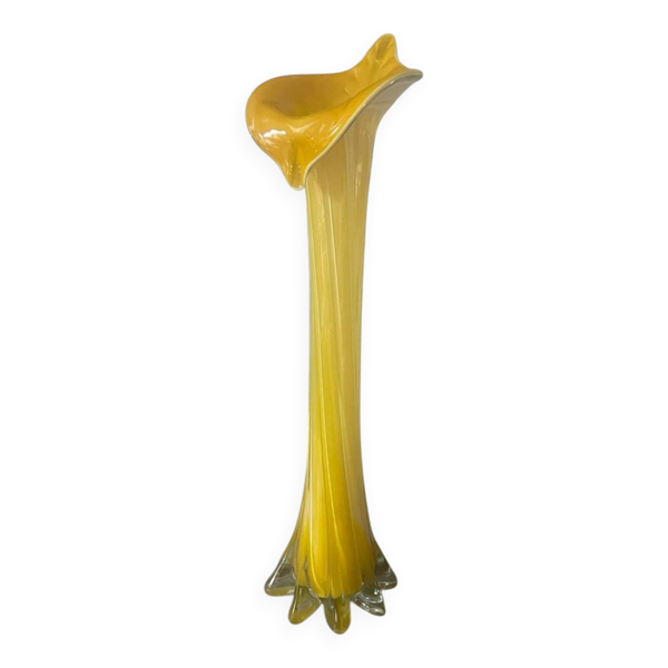 Vase arum calla Murano 80’s — Beyit