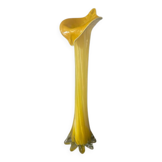 Murano 80's calla arum vase